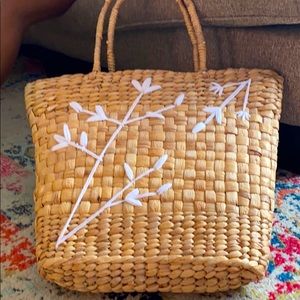 Straw bag